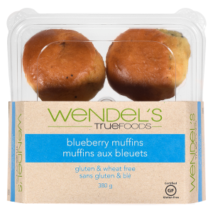 gluten free blueberry muffin 4 pack