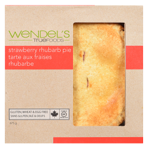 gluten free strawberry rhubarb pie 8 inch