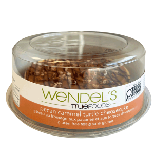 gluten free pecan caramel turtle cheesecake 6 inch round