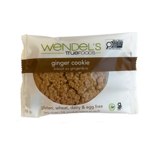 gluten free single wrap ginger cookie