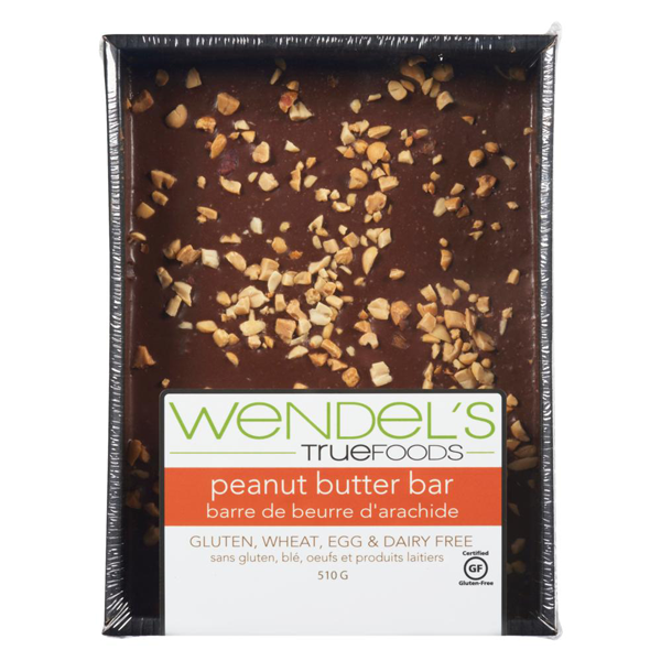 gluten free vegan peanut butter bar 6 inch by 8 inch