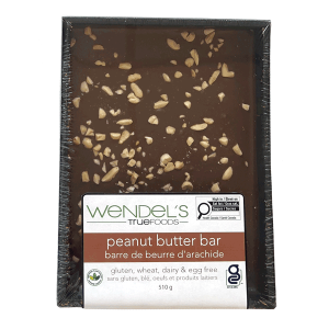gluten free vegan peanut butter bar 6x8